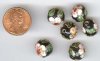 6 12mm Black Cloisonné Rounds